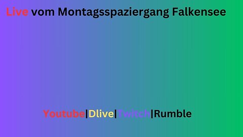 Live von Montagsspaziergang aus Falkensee 8. Juli 2024