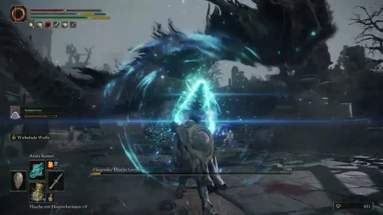 ELDEN RING - Drache Greyll mit Kamehameha besiegt xD