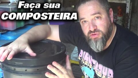 Fiz una COMPOSTEIRA doméstica !
