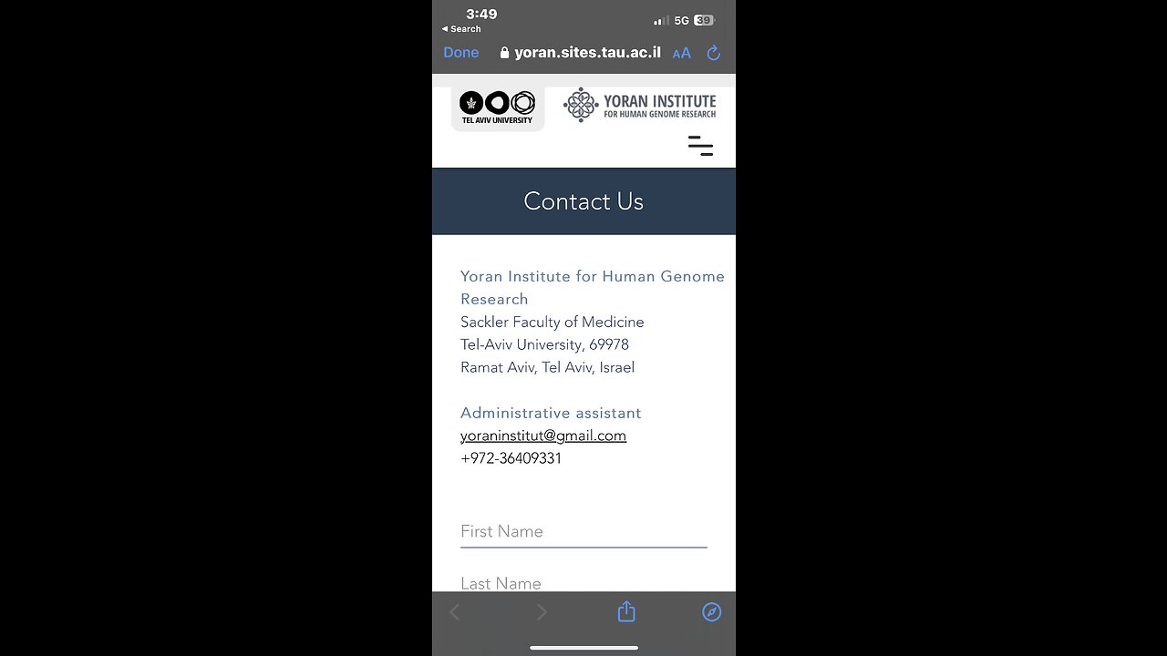 Purdue Pharma COVID-19 CRISPR Sackler Family Tel Aviv University