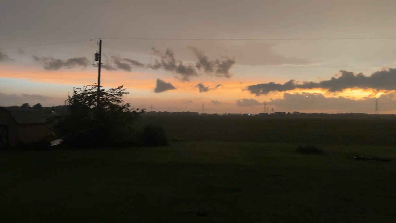 Thunderstorm 6-13-22 Facing West