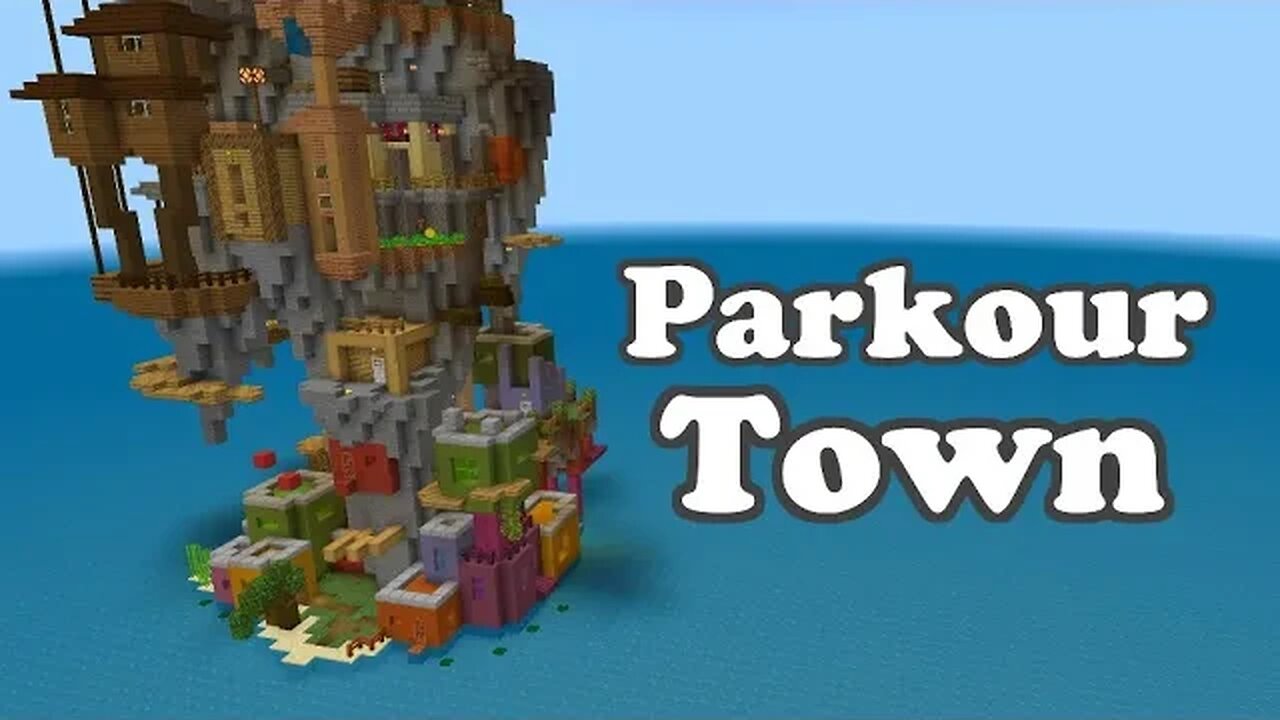 Minecraft Parkour Town!