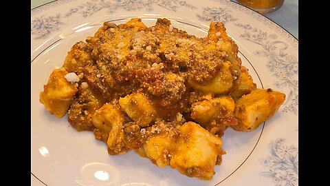Ricotta Gnocchi Bolognese