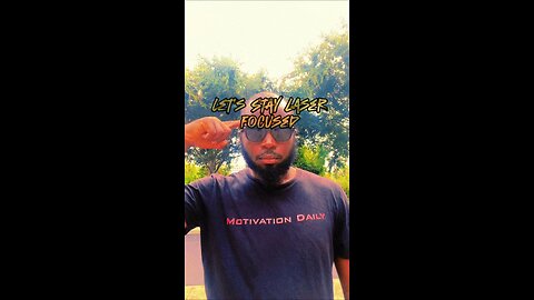 Let’s Stay Laser Focused #dayodman #motivation #laserbeam #laser #eeyayyahh