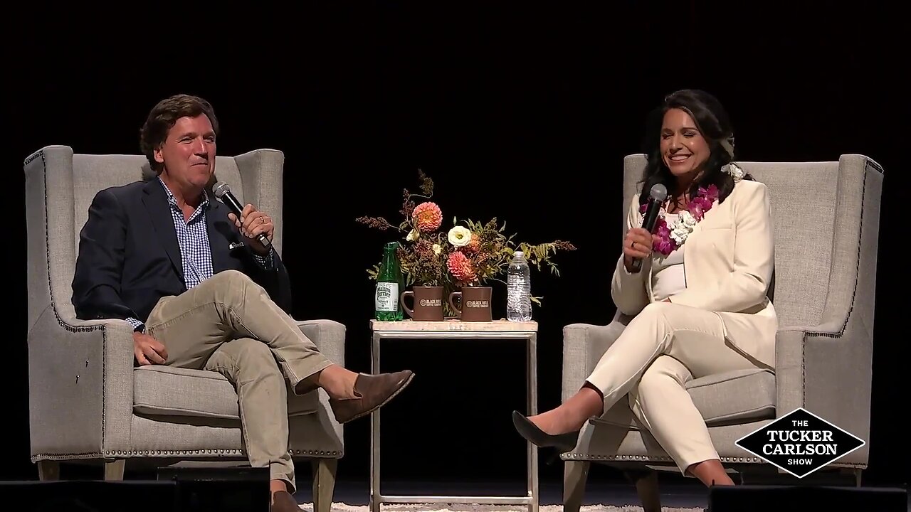 Tucker Carlson Show: Tucker Carlson Live Tour With Tulsi Gabbard