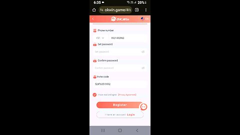 okwin per register kaise kare
