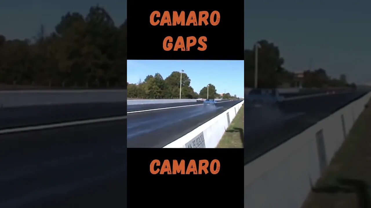 Camaro Gets Gapped By a Camaro! #shorts