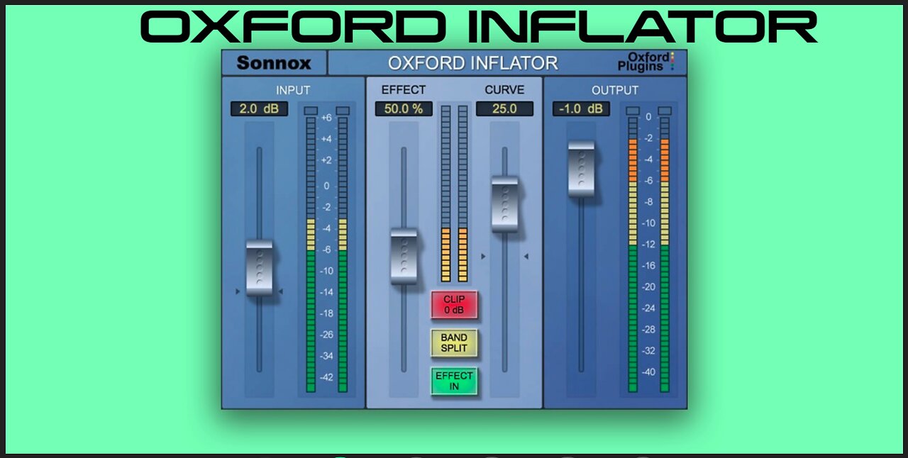 Oxford Inflator Limiter Clipper Maximizer Multiband VST Plugin Sound Demo