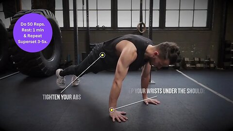 2 Exercise Superset for Abs Workout