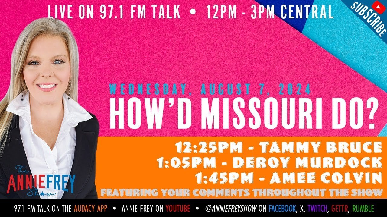 Missouri Primary Results, Tim Walzzzzzzz, and Cori Bush