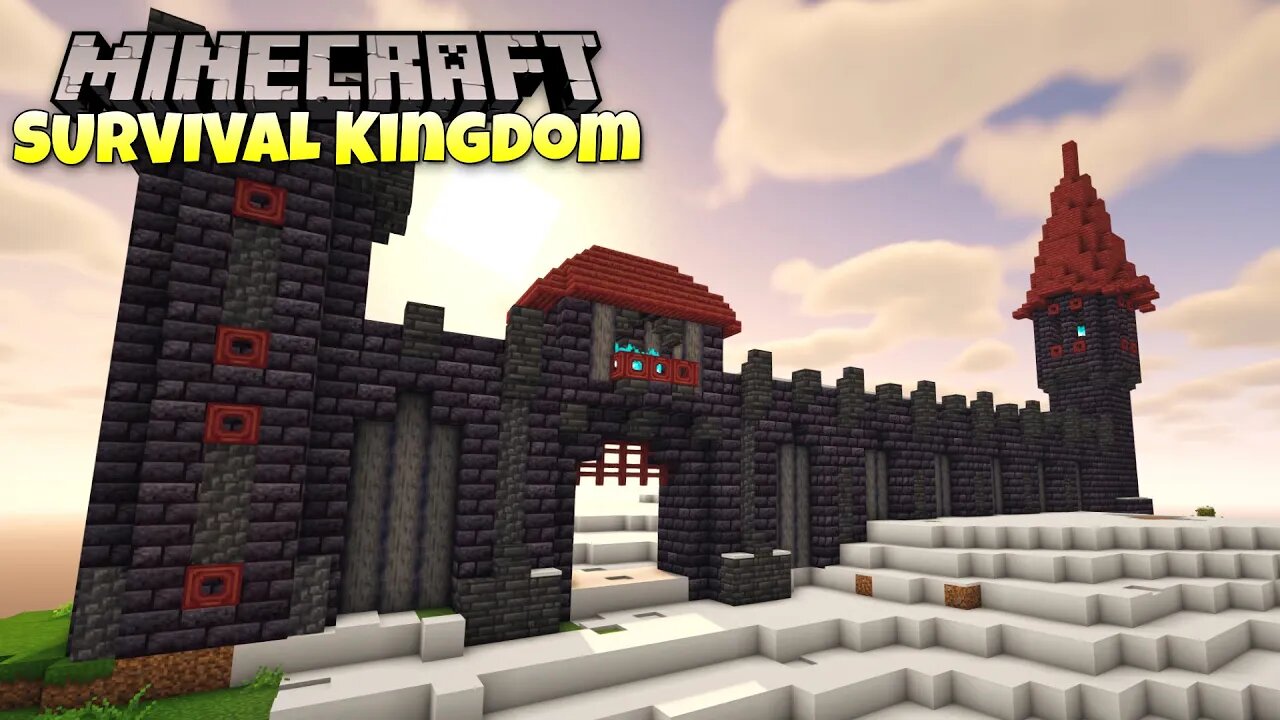 🏰 Starting A DARK FORTRESS 🏰 | Minecraft Survival Kingdom Episode #29