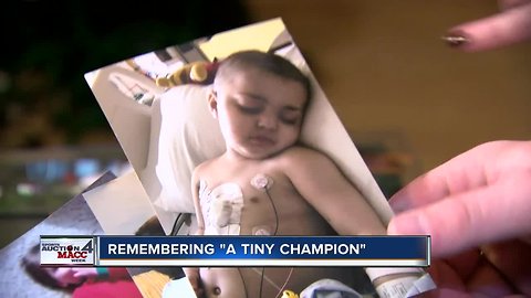 Racine family remembers 'tiny champion' lost to childhood cancer