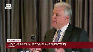 Kenosha officer will not be charged in Jacob Blake's shooting, DA says