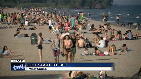 First day of fall is hottest of the year