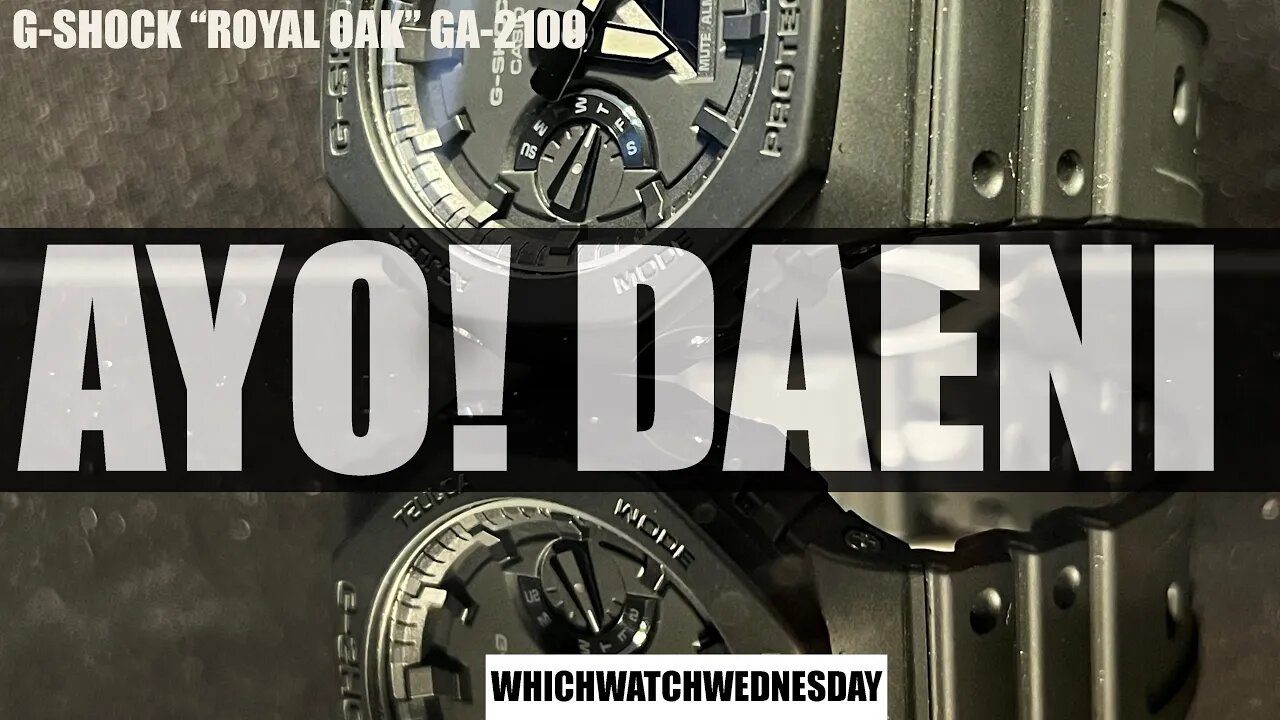 G-Shock "Royal Oak" GA-2100 Triple Matte Black Watch | AYO! Daeni