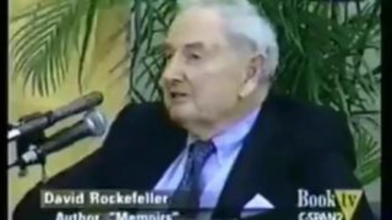 David Rockefeller admitting he recruited Henry Kissinger and Klaus Schwab