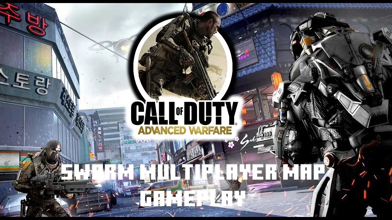 Call of Duty Advanced Warfare multiplayer map Swarm gameplay