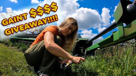 I BROKE my Hay Cutter, Time to FIX my Hay cutter! (Hydraulic line Custom BUILD John Deere 1219)