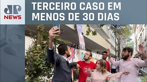 Alunos da PUC-SP expulsam membro do MBL de campus na Zona Oeste