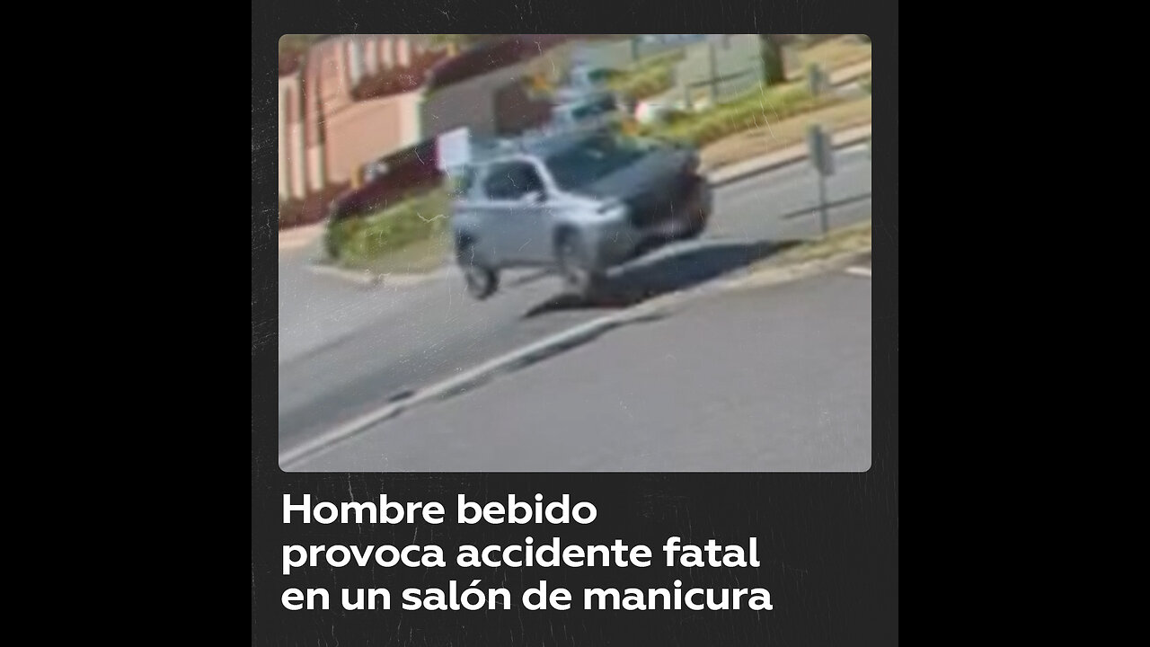 Conductor ebrio choca a toda velocidad contra un salón de uñas