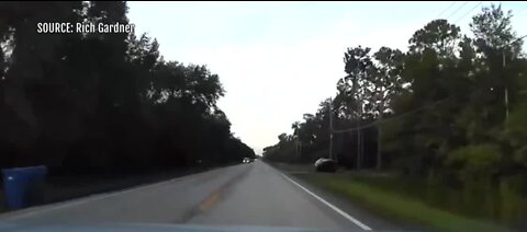 Flying SUV caught on camera in Florida