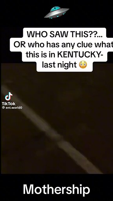 Check this out, giant UFO in Kentucky real clear footage