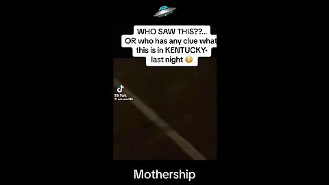 Check this out, giant UFO in Kentucky real clear footage