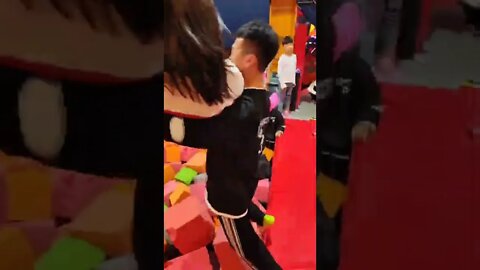 Best Funny videos 2022 😂 Trampoline Jumping #153 #shorts #poseitv