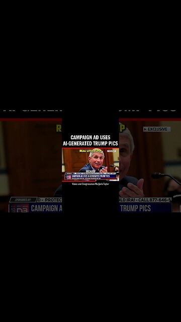 Campaign Ad Uses AI-Generated Trump Pics