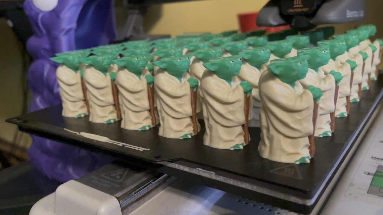 3d printed of yodas
