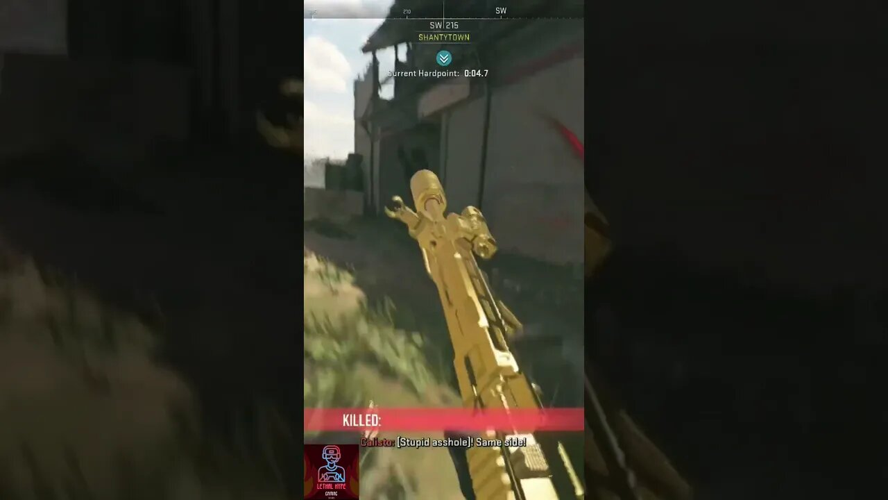 Gold Gun Gameplay♨️ #youtubegaming #cod #mw2 #callofduty #shorts #fyp