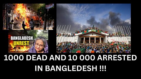 Bangledesh PM RESIGNS AND FLEES country amidst PROTESTS. ARMY TAKES OVER!