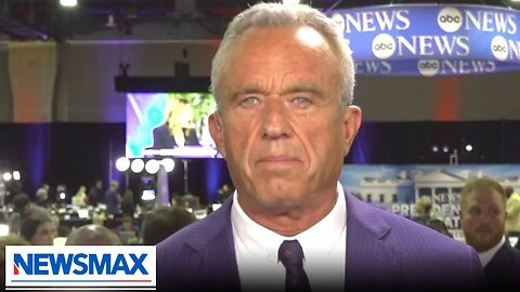 RFK Jr eacts to the biased ABC moderators during the presidential debate