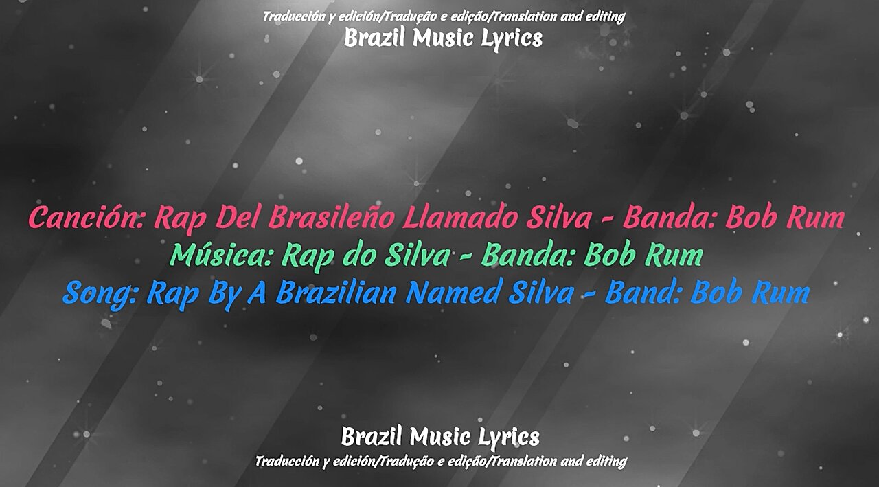 Brazil Music: Rap By A Brazilian Named Silva - Band: Bob Rum