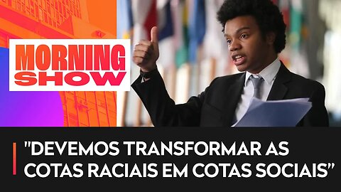 Holiday fala de projeto que propõe fim das cotas raciais