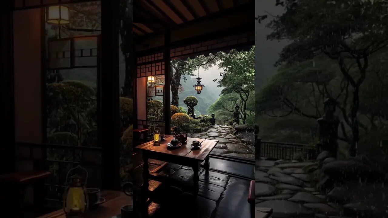 Stoned floor, opened relaxing place 🔥