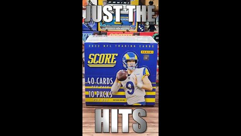 JUST THE HITS | 2022 Score Football Hobby Box #Short