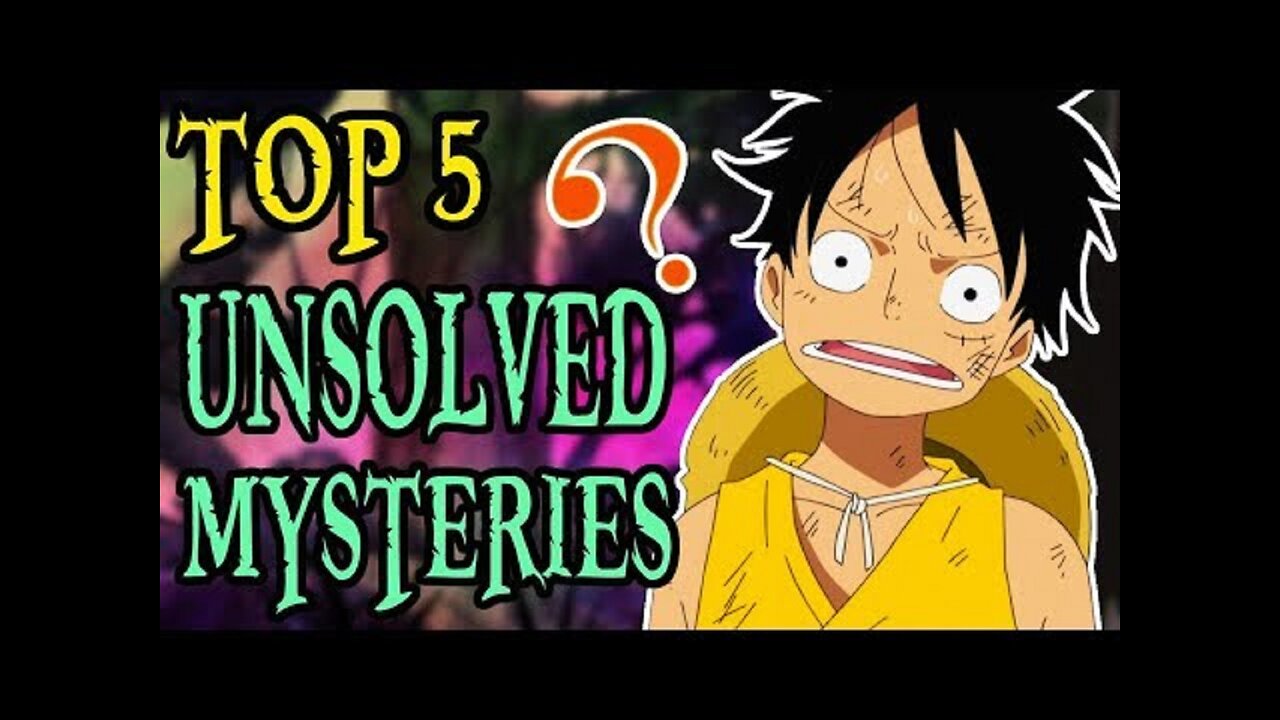 Top 5 UNSOLVED MYSTERIES