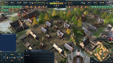 Mlord gonna suck on that thing (Holy Roman Empire) vs Wam01 (English) || Age of Empires 4
