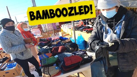 I got scammed while shopping.