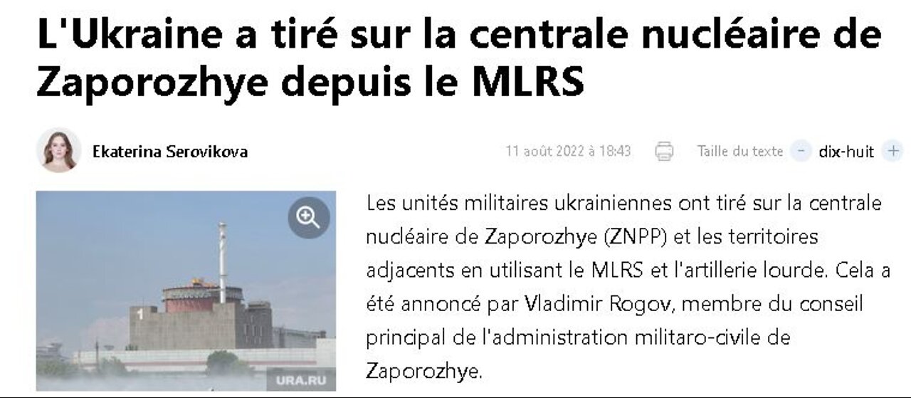 La dernière propagande des médias sur l'Ukraine: La plus ridicule qui ait jamais été diffusée!