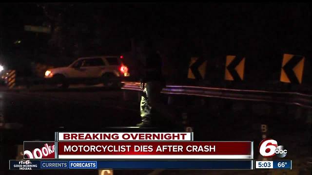 IMPD: Motorcyclist loses control after running away from police, dies at hospital