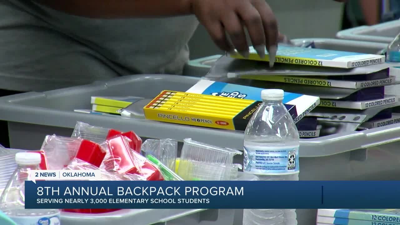 8th annual backpack program