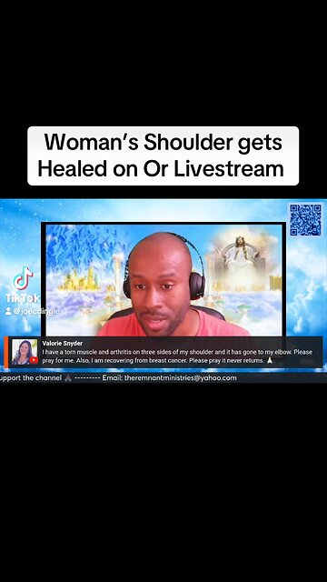 Shoulder Healed on our livestream!!!