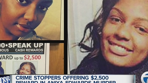 Reward to find killer of teenage girl