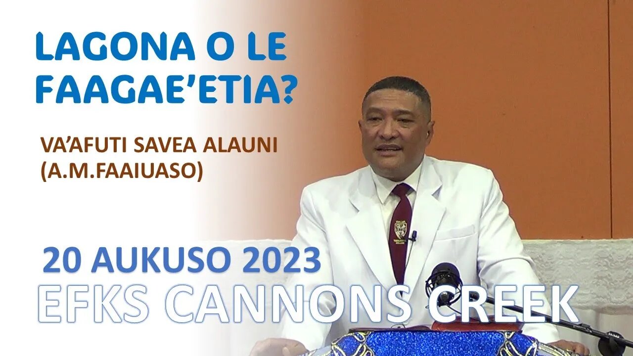 LAGONA O LE FA'AGAE'ETIA (Va'afuti Savea Alauni AM) Feeling overwhelmed?