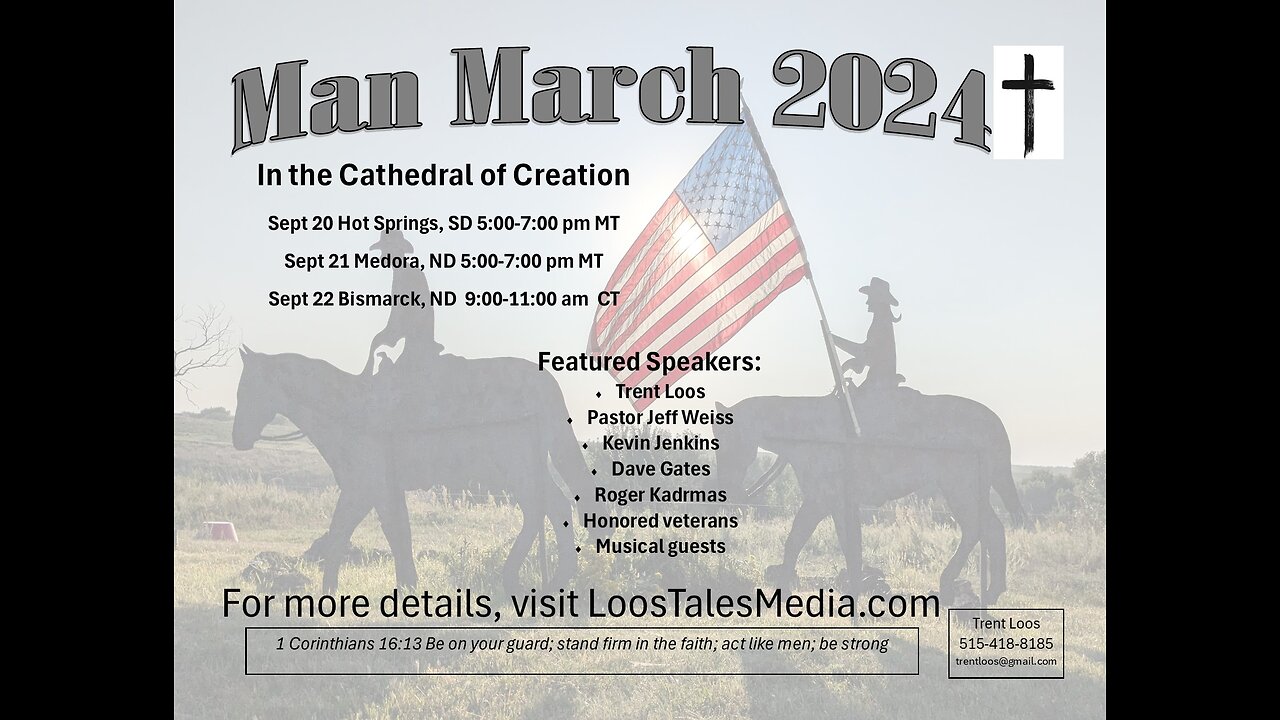 Wing and a Prayer Sept 8, 2024 Introduction of Man March 2024 in the Eyes of God.