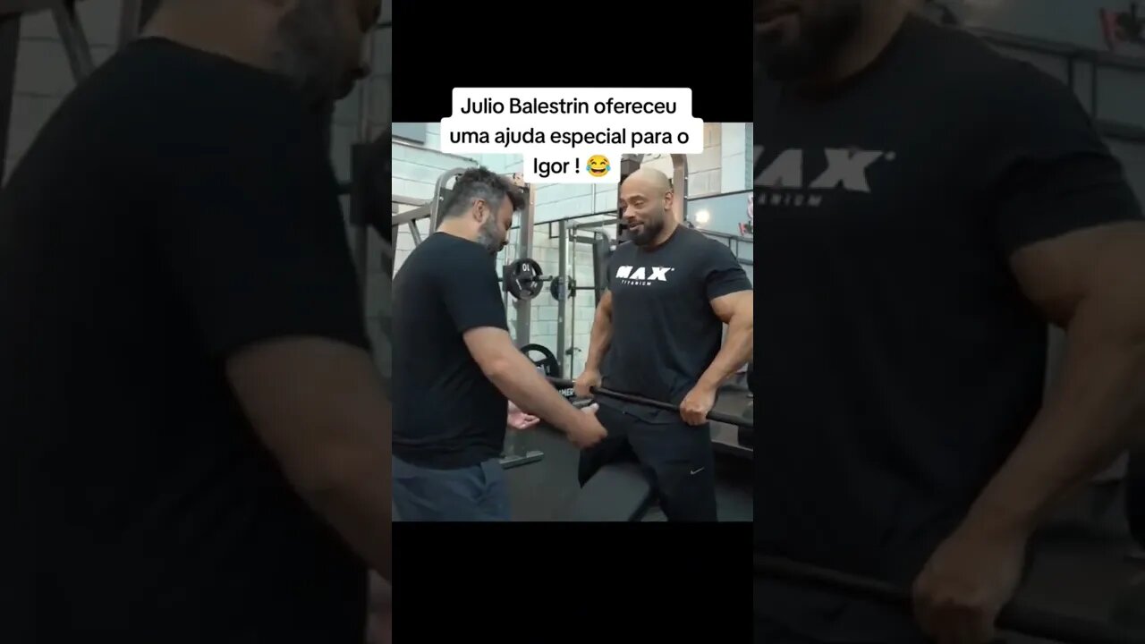 Julio Balestrin ofereceu uma ajuda especial para o Igor ! #shorts