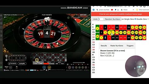 Me destroying a roulette table using a tracker on dozens without placing bets .. Never bet like us