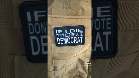 if I die don't let me vote democrat #shorts